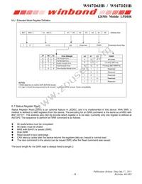 W947D2HBJX6E Datasheet Page 16