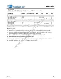 WM8950CGEFL/RV Datasheet Page 7