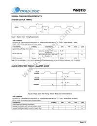 WM8950CGEFL/RV Datasheet Page 8