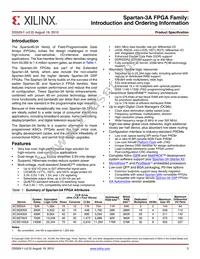 XC3S1400A-5FG676C Datasheet Page 3