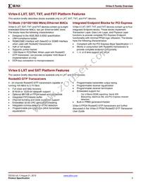 XC5VLX110T-1FF1738C4031 Datasheet Page 9