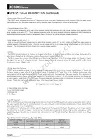 XC6603A181MR-G Datasheet Page 10