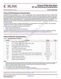 XC6VHX380T-2FF1923CES9945 Datasheet Cover