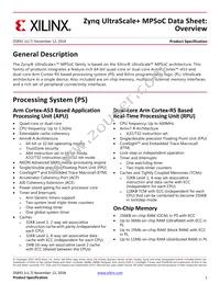 XCZU3EG-3SFVC784E Datasheet Cover