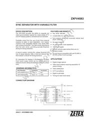 ZXFV4583N16TA Datasheet Cover