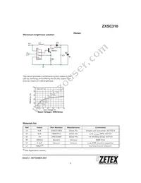 ZXSC310E5TA Datasheet Page 7
