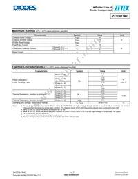 ZXTD617MCTA Datasheet Page 2