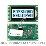 NHD-0208BZ-FSW-GBW-33V3