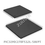 PIC32MX270F512L-50I/PT