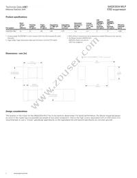 0402ESDA-MLPT Datasheet Page 2