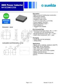 0412CDMCCDS-R47MC Datasheet Cover