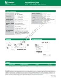 0443.500DR Datasheet Page 3