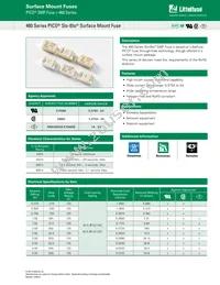 0460.750ER Datasheet Cover