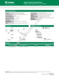 04651.25DR Datasheet Page 3