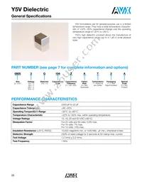 05045C821KAT1A Datasheet Page 22