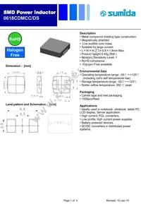 0618CDMCCDS-R68MC Datasheet Cover