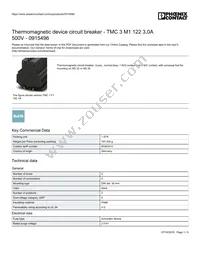 0915496 Datasheet Cover