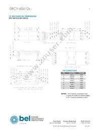 0RCY-60U12L Datasheet Page 9
