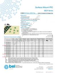0ZCF0260FF2C Datasheet Cover