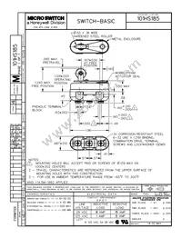 101HS185 Datasheet Cover