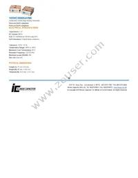 105HC3600K4VM6 Datasheet Cover