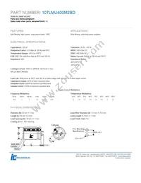 107LMU400M2BD Datasheet Cover