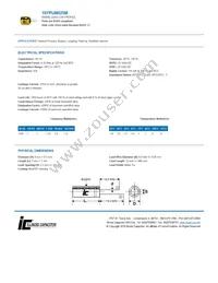 107PUM025MST Datasheet Cover