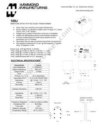 109J Datasheet Cover