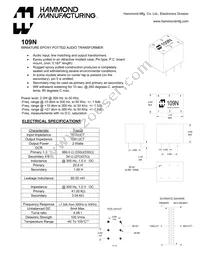 109N Datasheet Cover