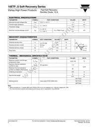 10ETF12S Datasheet Page 2