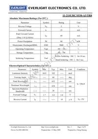 11-21SURC/S530-A3/TR8 Datasheet Page 3