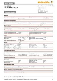 1100921001 Datasheet Page 2