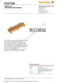 1113861001 Datasheet Cover