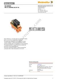 1128461001 Datasheet Cover