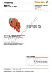 1129421001 Datasheet Cover