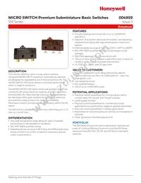 11SM1-H2N190 Datasheet Cover