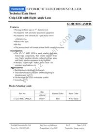 12-21C/BHC-ANQ/2C Datasheet Cover