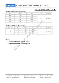 12-21C/GHC-YR2T1/2C Datasheet Page 4