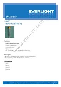 1254-10UYD/S530-A3 Datasheet Cover