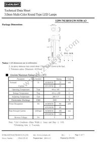 1259-7SURSYGW/S530-A3 Datasheet Page 2