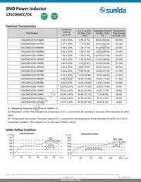 125CDMCCDS-470MC Datasheet Page 3