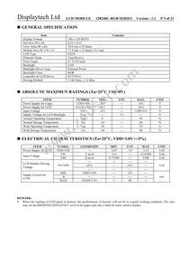 128240C FC BW-RGB Datasheet Page 3