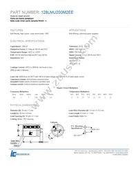 128LMU200M2EE Datasheet Cover