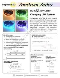 12V-NB-RGB-12M Datasheet Cover