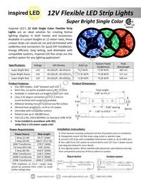 12V-SB-BLU-12M Datasheet Cover