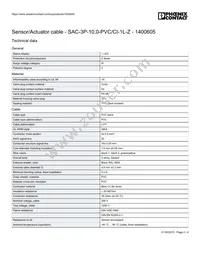 1400605 Datasheet Page 2