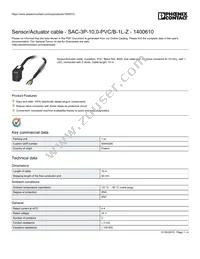 1400610 Datasheet Cover