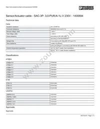 1400694 Datasheet Page 3