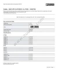 1400735 Datasheet Cover