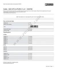 1400760 Datasheet Cover